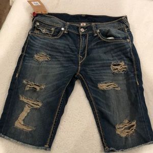 True religion men’s size 38 waist short NEW